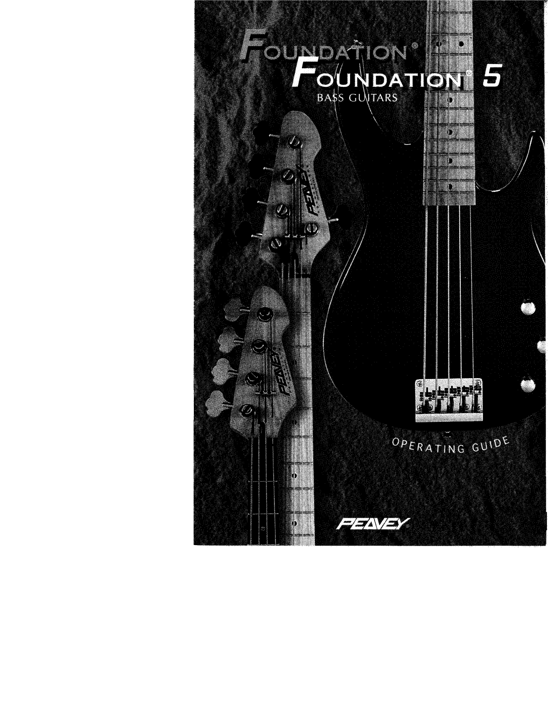 Peavey Foundation 5 manual 