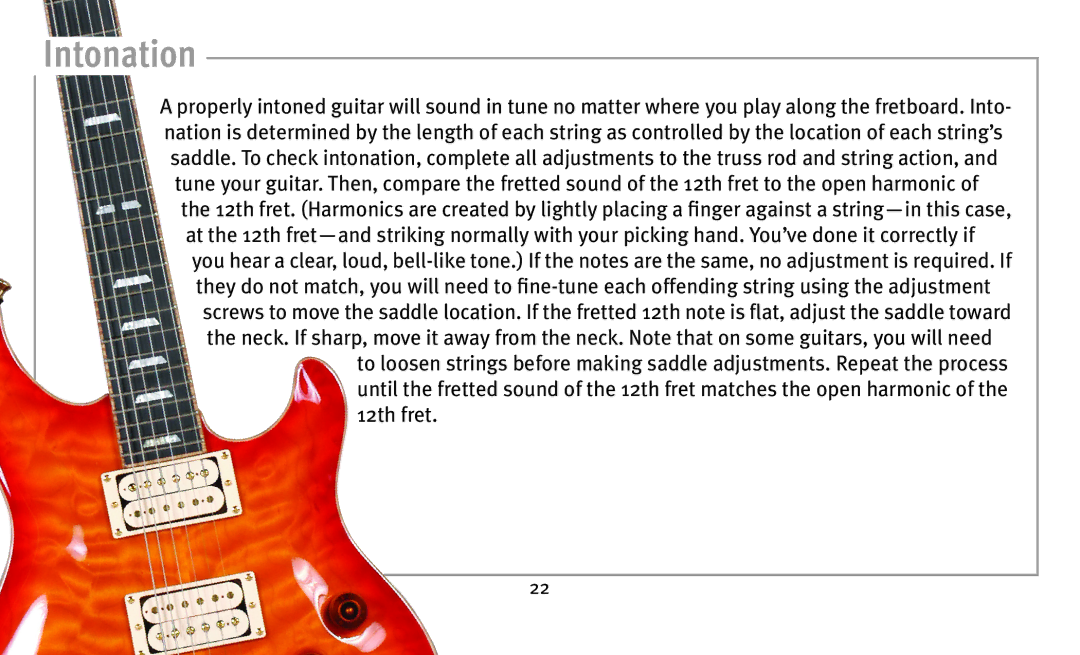 Peavey humbucker model owner manual Intonation 