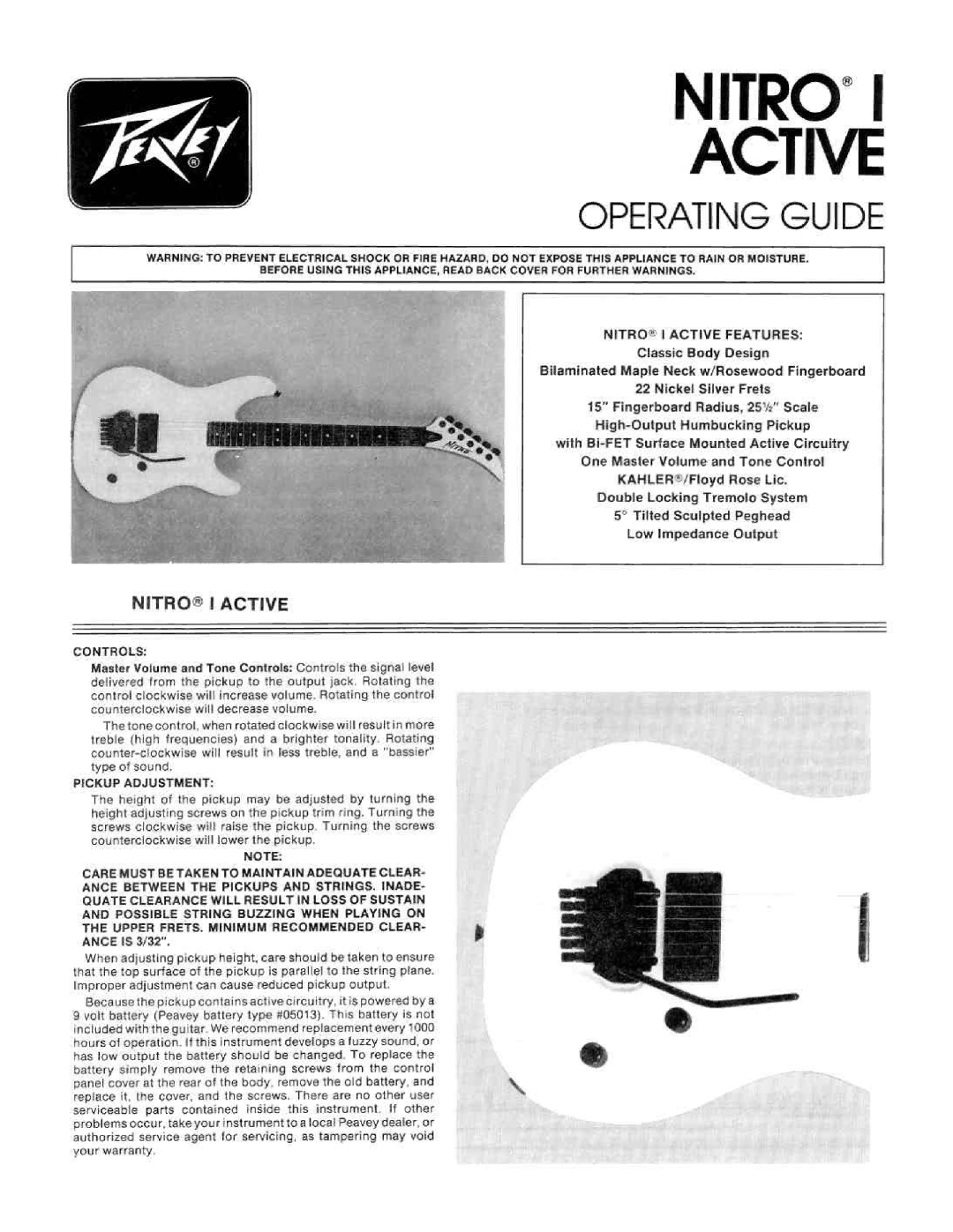 Peavey I Active manual 