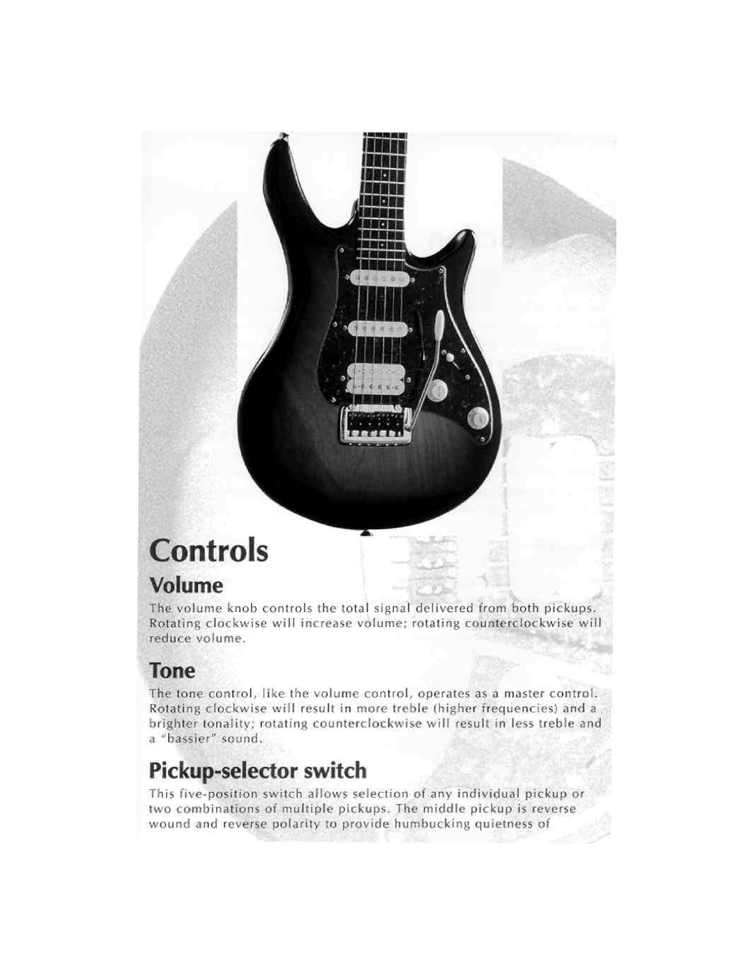 Peavey Impact Firenza AX manual 