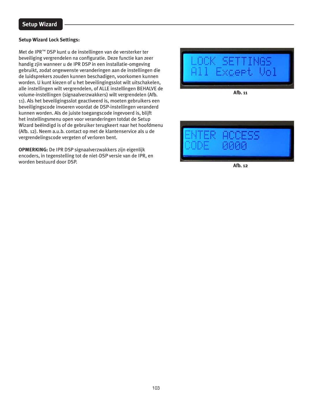 Peavey IPR 1600, IPR 3000, IPR 6000, IPR 4500 manual 103 