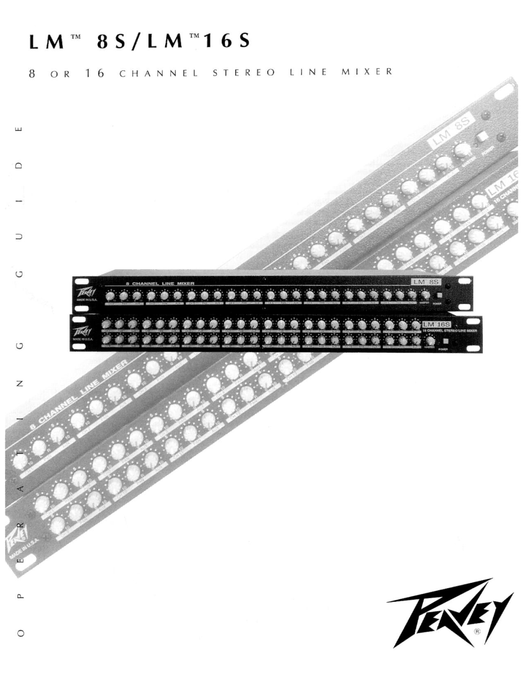 Peavey LM 8s, LM 16s manual 