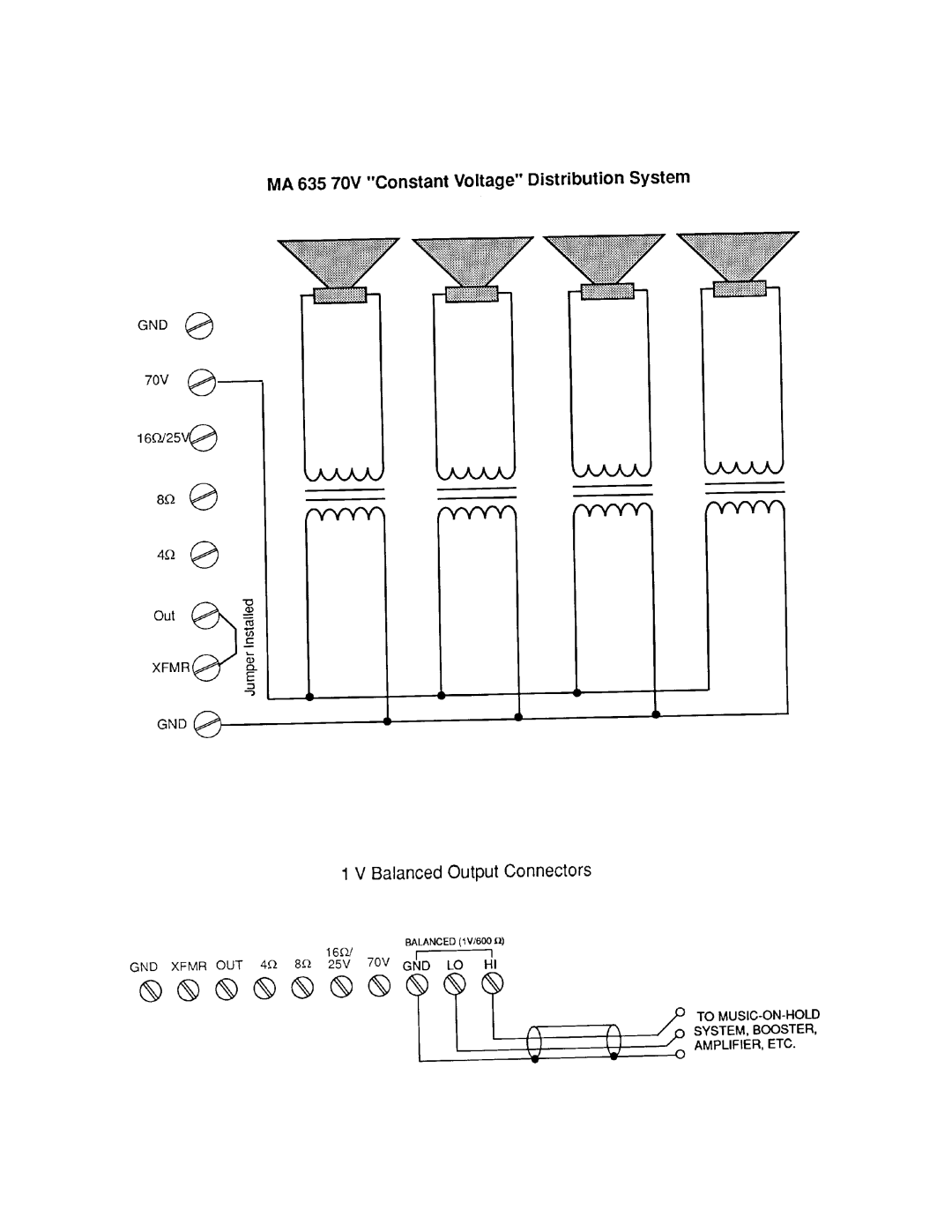 Peavey MA 635 manual 