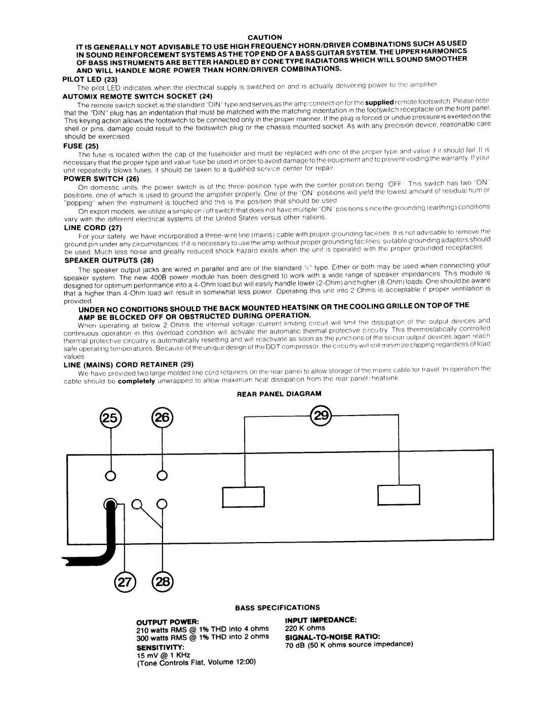 Peavey Mark III Series manual 