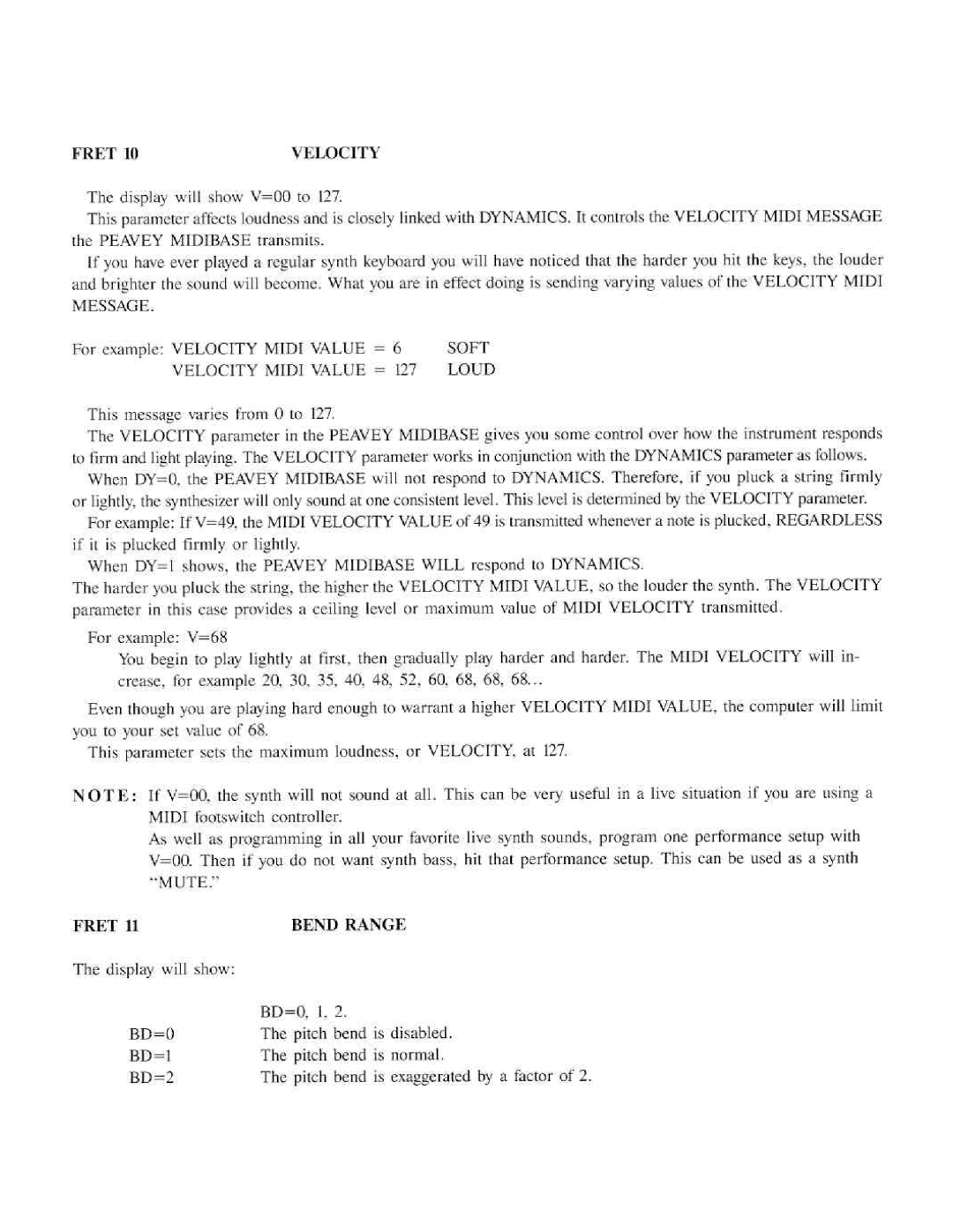 Peavey MidiBase manual 