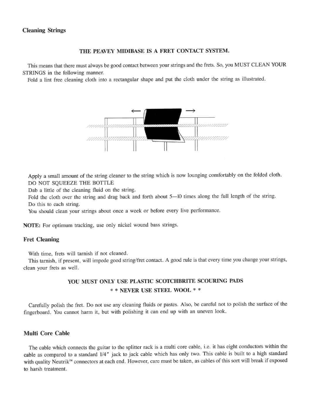 Peavey MidiBase manual 