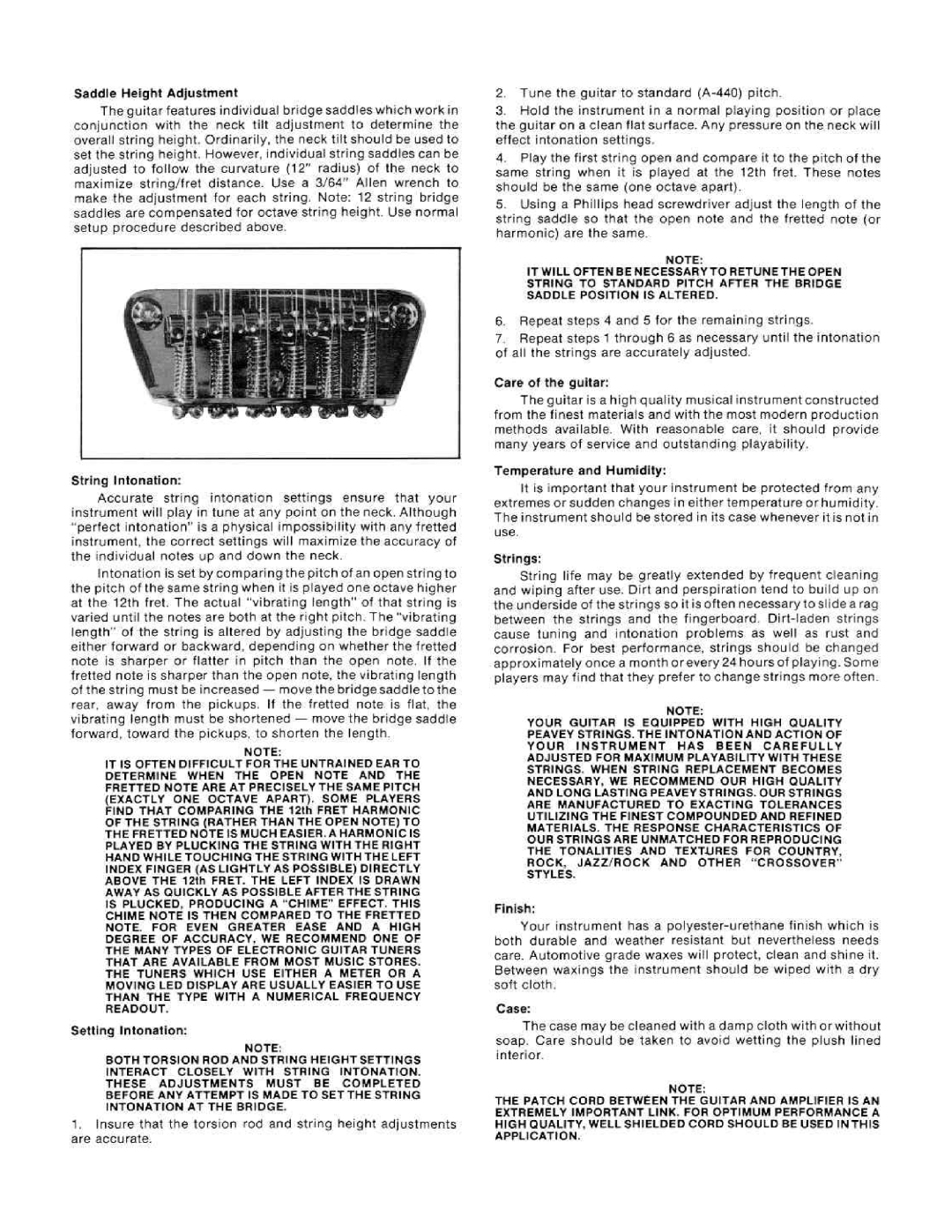 Peavey Milestone 12 manual 