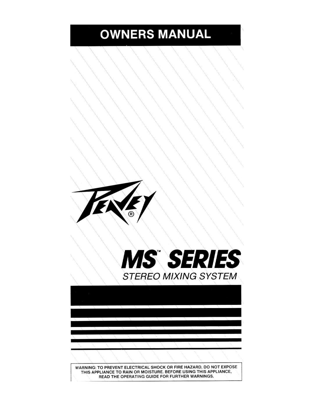 Peavey MS Series manual 