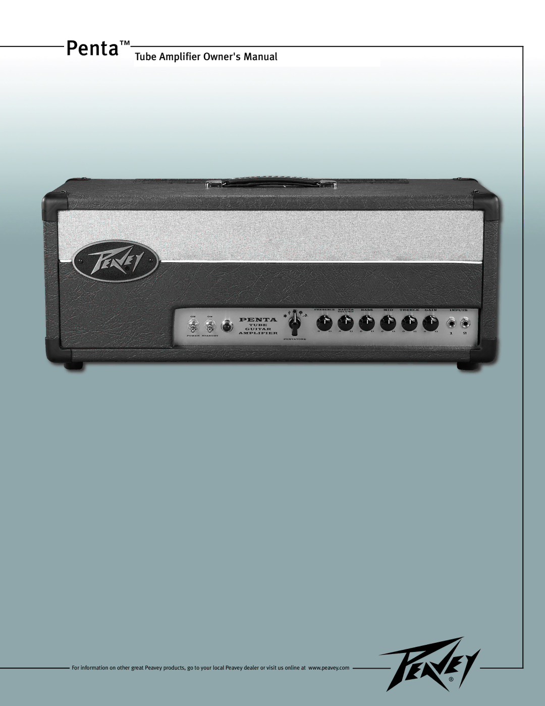 Peavey Penta Tube Amplifier owner manual 