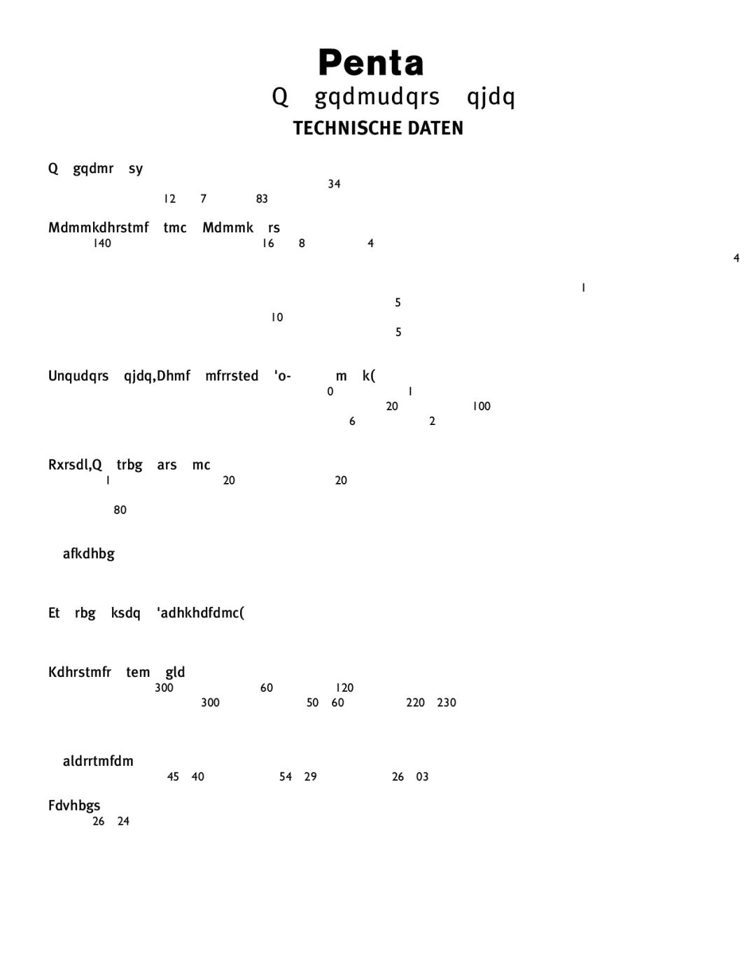 Peavey Penta Tube Amplifier owner manual Röhrenverstärker 