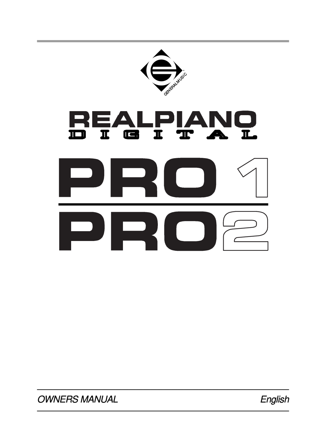 Peavey Pro 2, Pro 1 owner manual Owners Manual, English 