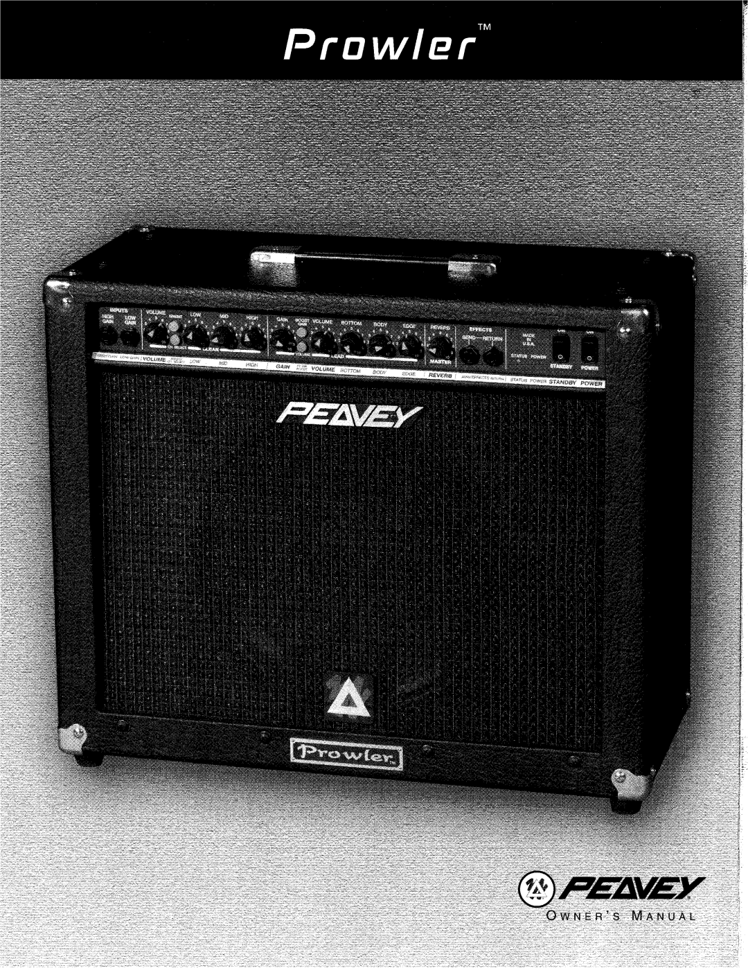 Peavey Prowler manual 