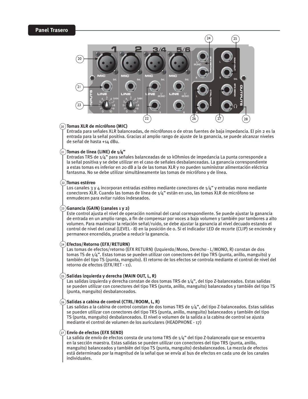 Peavey PV6 AND PV6 USB manual 20 5PNBT9-3EFNJDSwGPOP .*$, 21 5PNBTEFMrOFB -*/& EFº³, 22 5PNBTFTUnSFP 