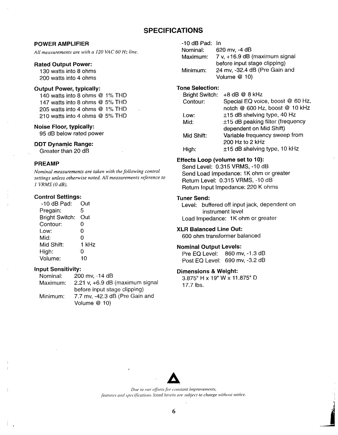 Peavey SESSIONBASS manual 