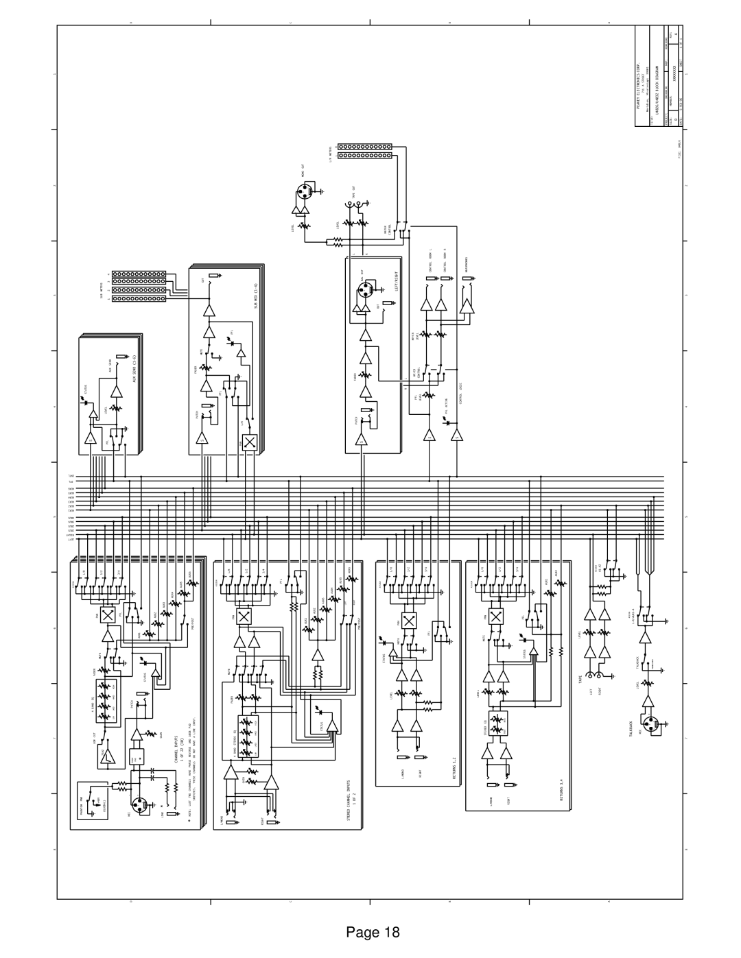 Peavey SRC 4034 FC, SRC 4026 FC, SRC Series, SRC 4018 FC owner manual Left/Right 