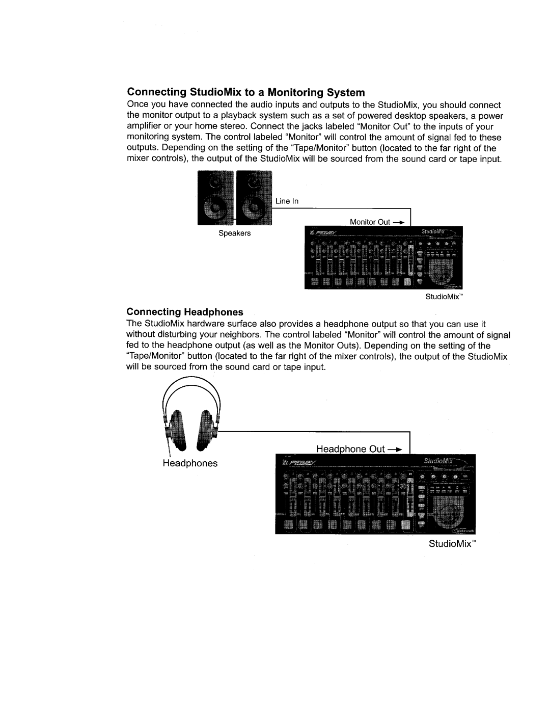 Peavey StudioMix manual 