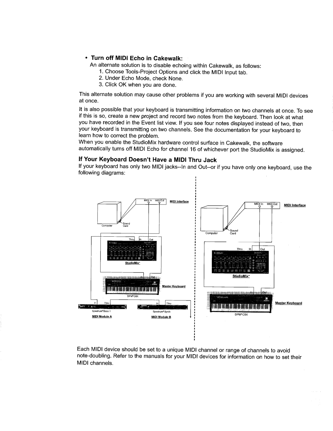 Peavey StudioMix manual 