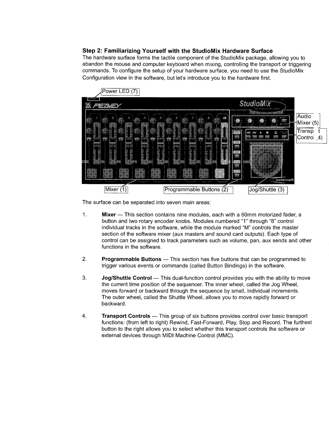 Peavey StudioMix manual 