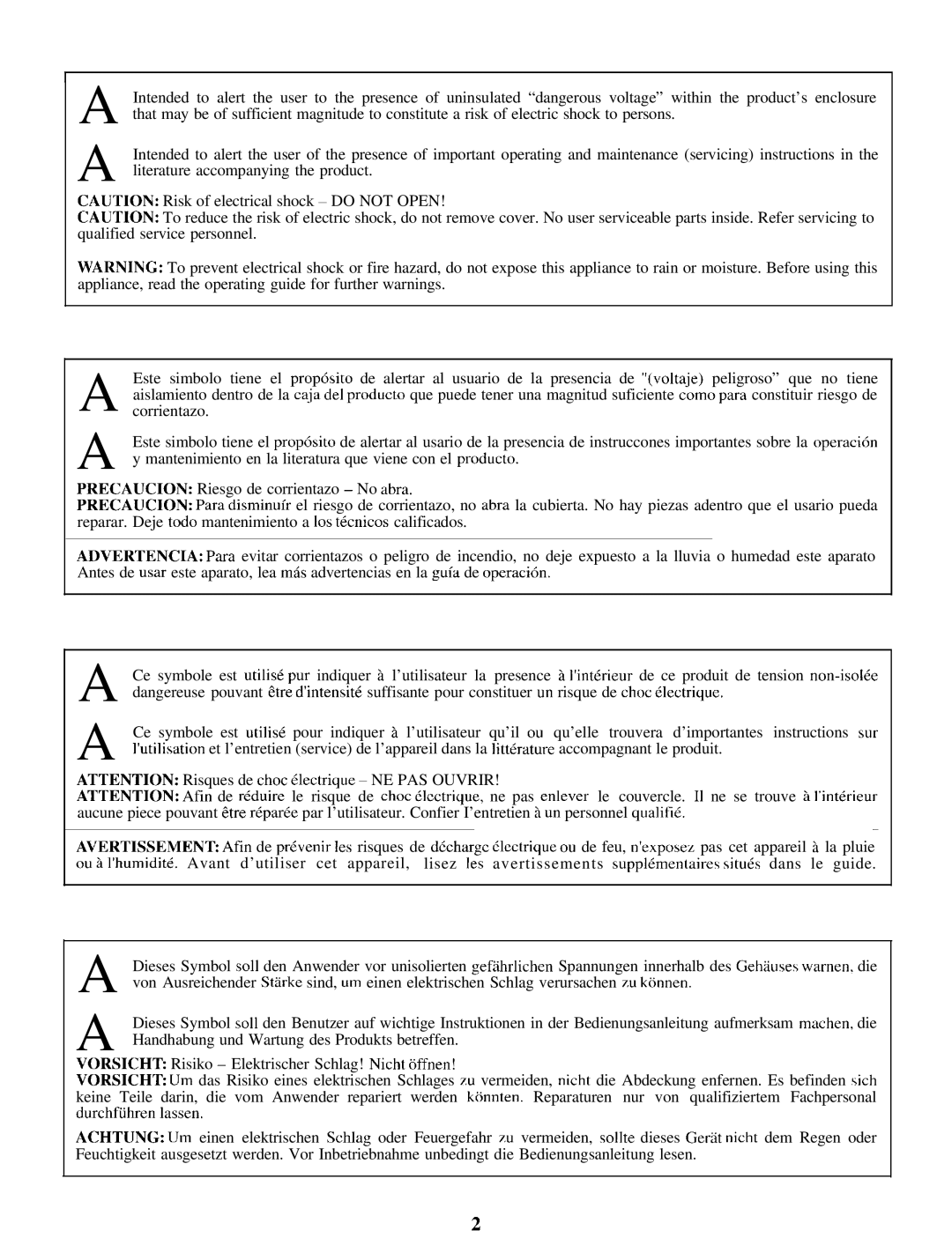 Peavey Supreme manual Literature accompanying the product 