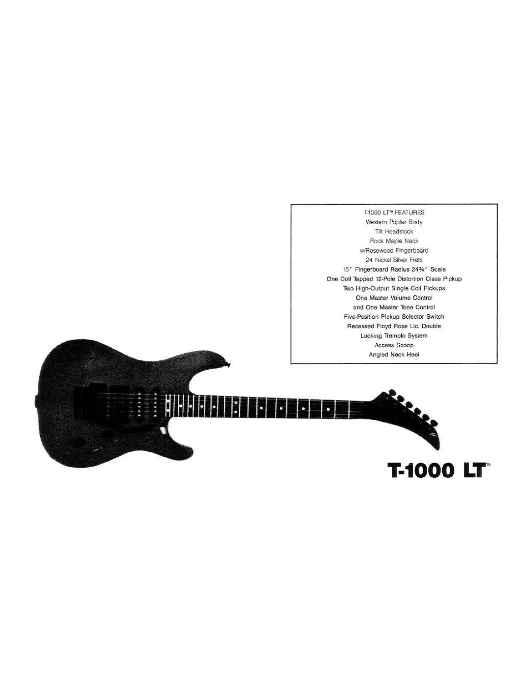 Peavey T-1000 LT manual 