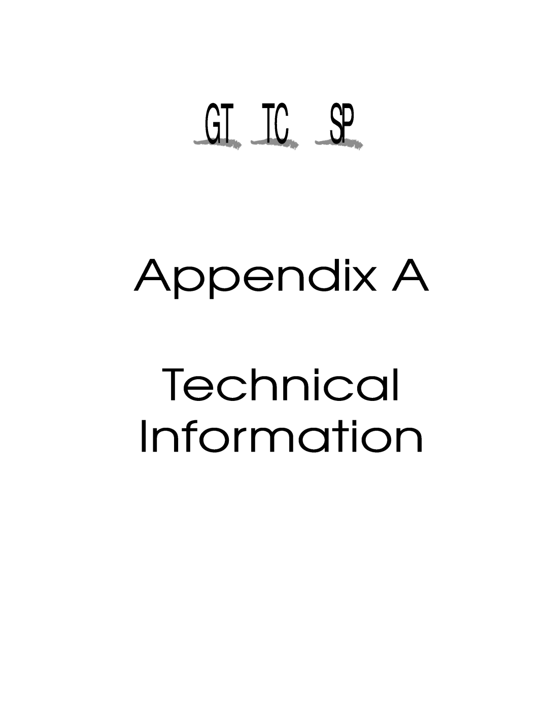 Peavey GT, TC owner manual Gt Tc Sp, Appendix A Technical Information 
