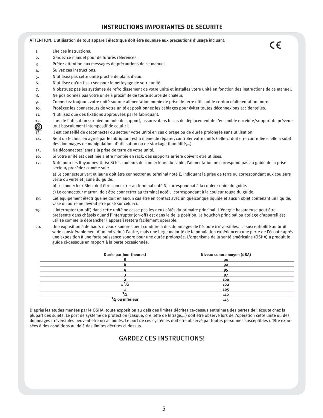 Peavey TNT, TKO manual JsfDftJotusvdujpot, 4VJWFDFTJOTUSVDUJPOT, UpvuCbtdvmfnfouJoufnqftujgEfDfmvjDj 