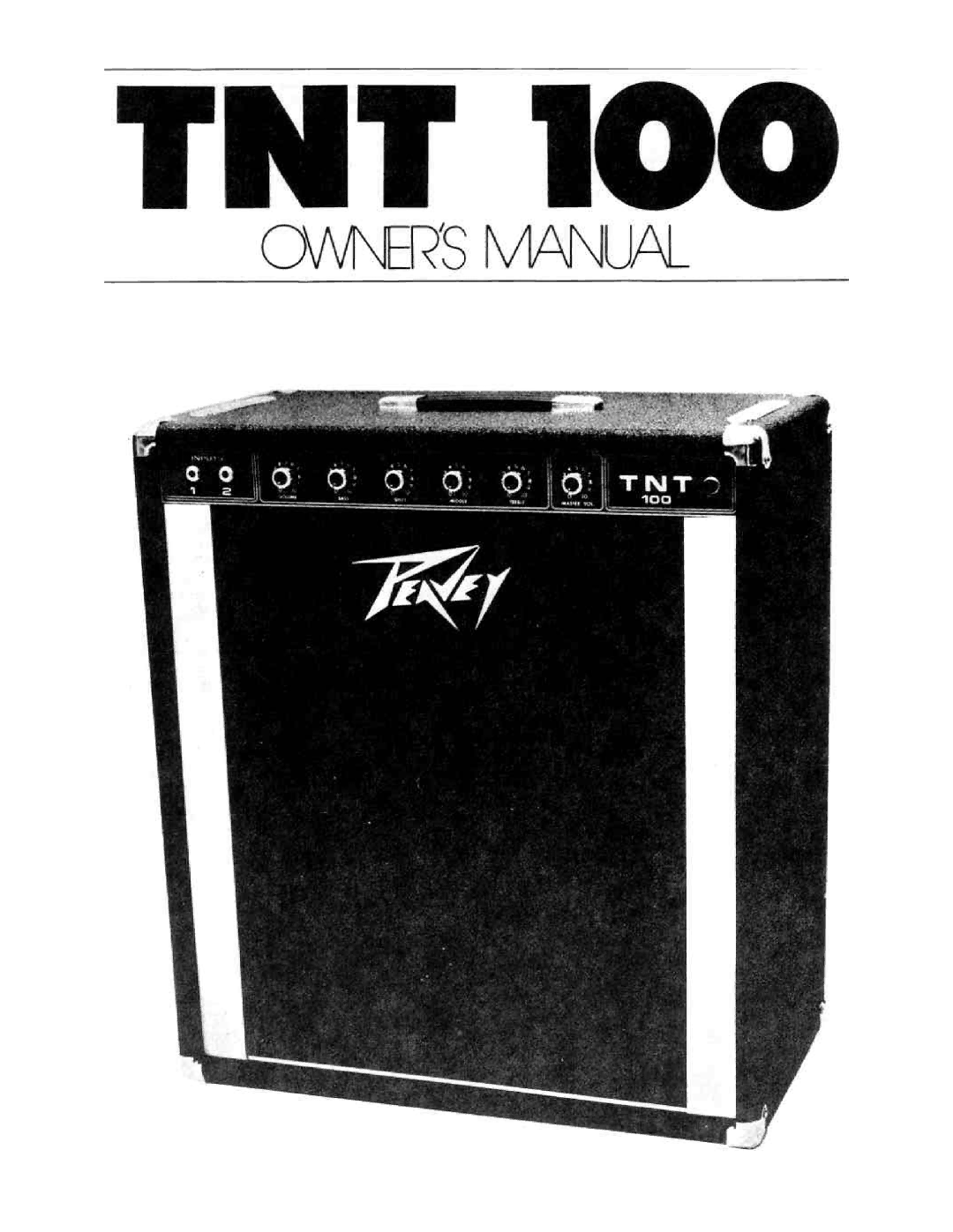 Peavey TNT 100 manual 