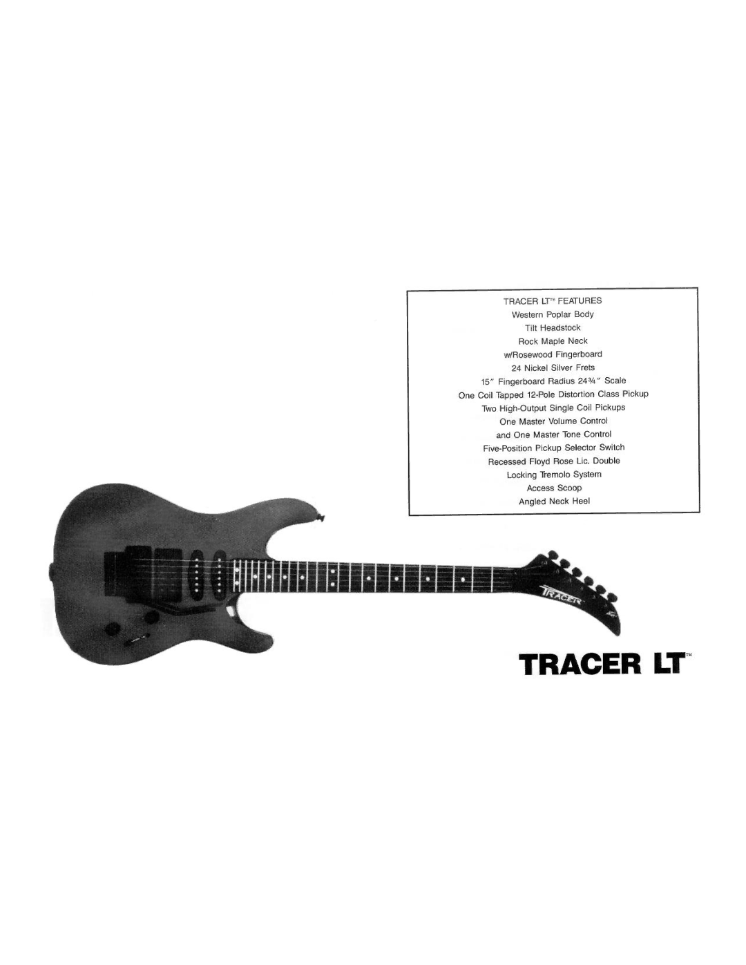 Peavey Tracer LT manual 