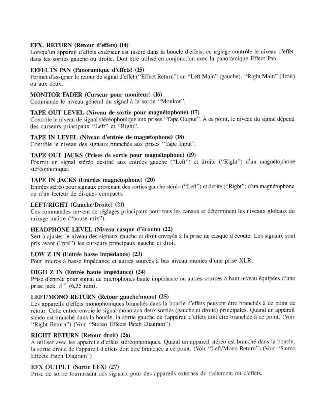 Peavey Unity 1000 manual 