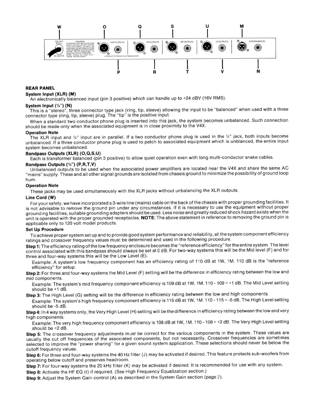 Peavey V4X manual 