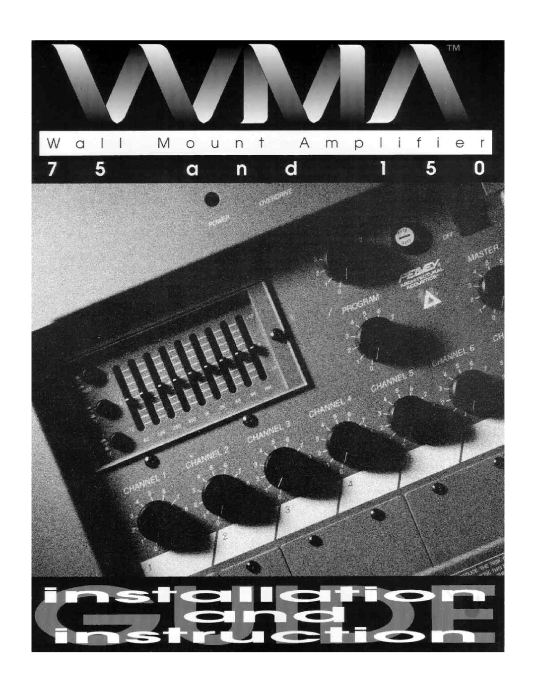 Peavey WMA 75 manual 