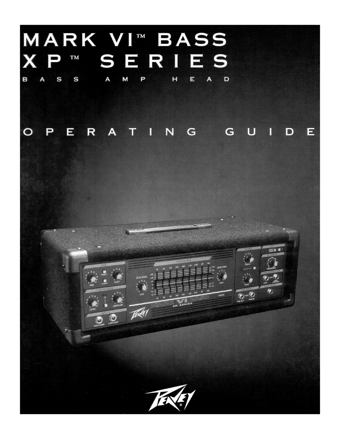 Peavey XP Series manual 