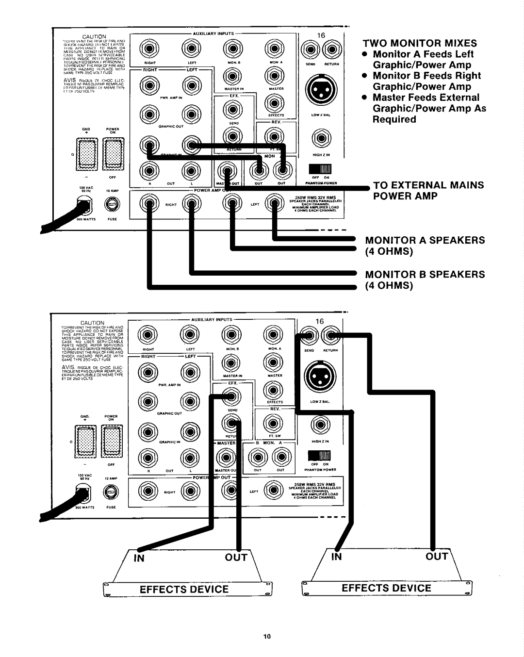 Peavey XR-1200C, XR-800C manual 