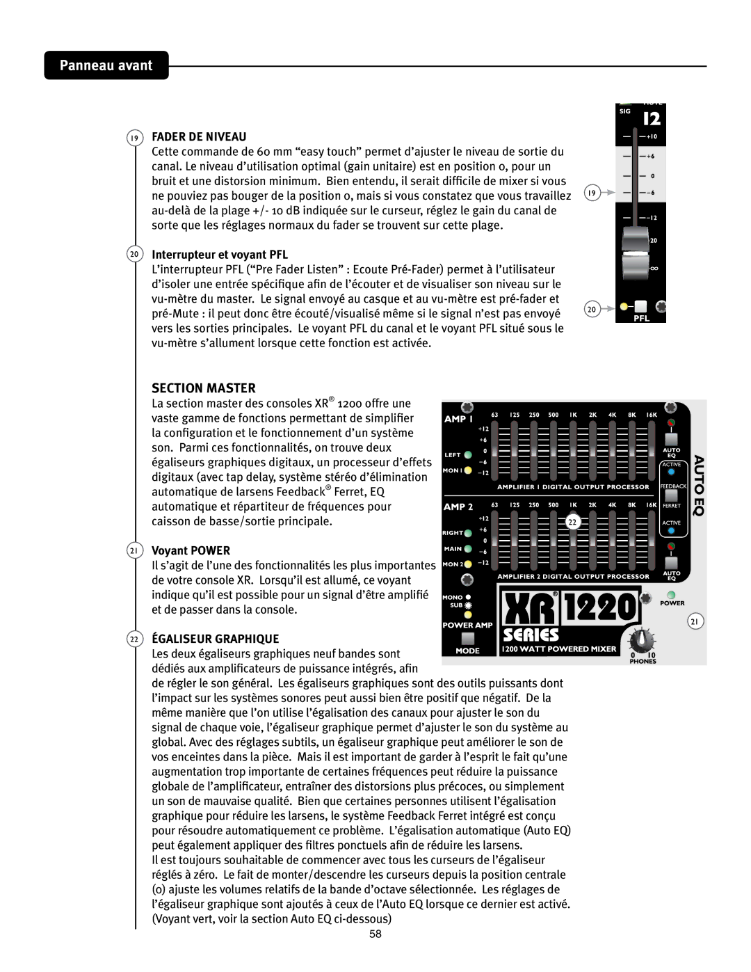 Peavey XR 1212, XR 1220 manual 19 %&3%&/*7&6, 20 *OUFSSVQUFVSFUWPZBOU1-, 7PZBOU108&3, 6331*26 