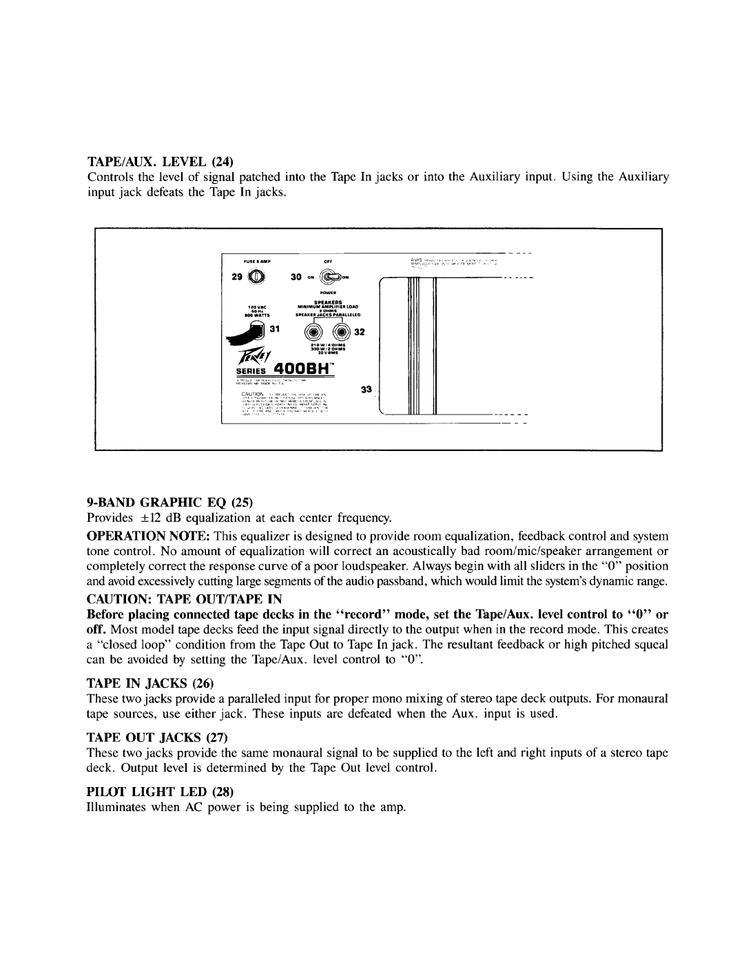 Peavey xr600c manual 