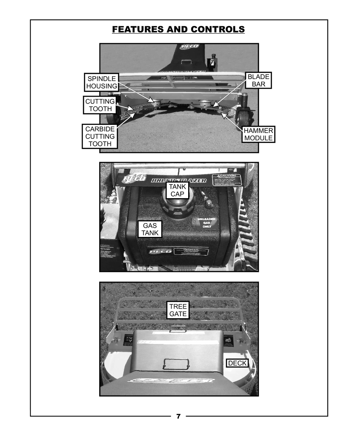 Pecoware TBB-3000 owner manual Spindle 