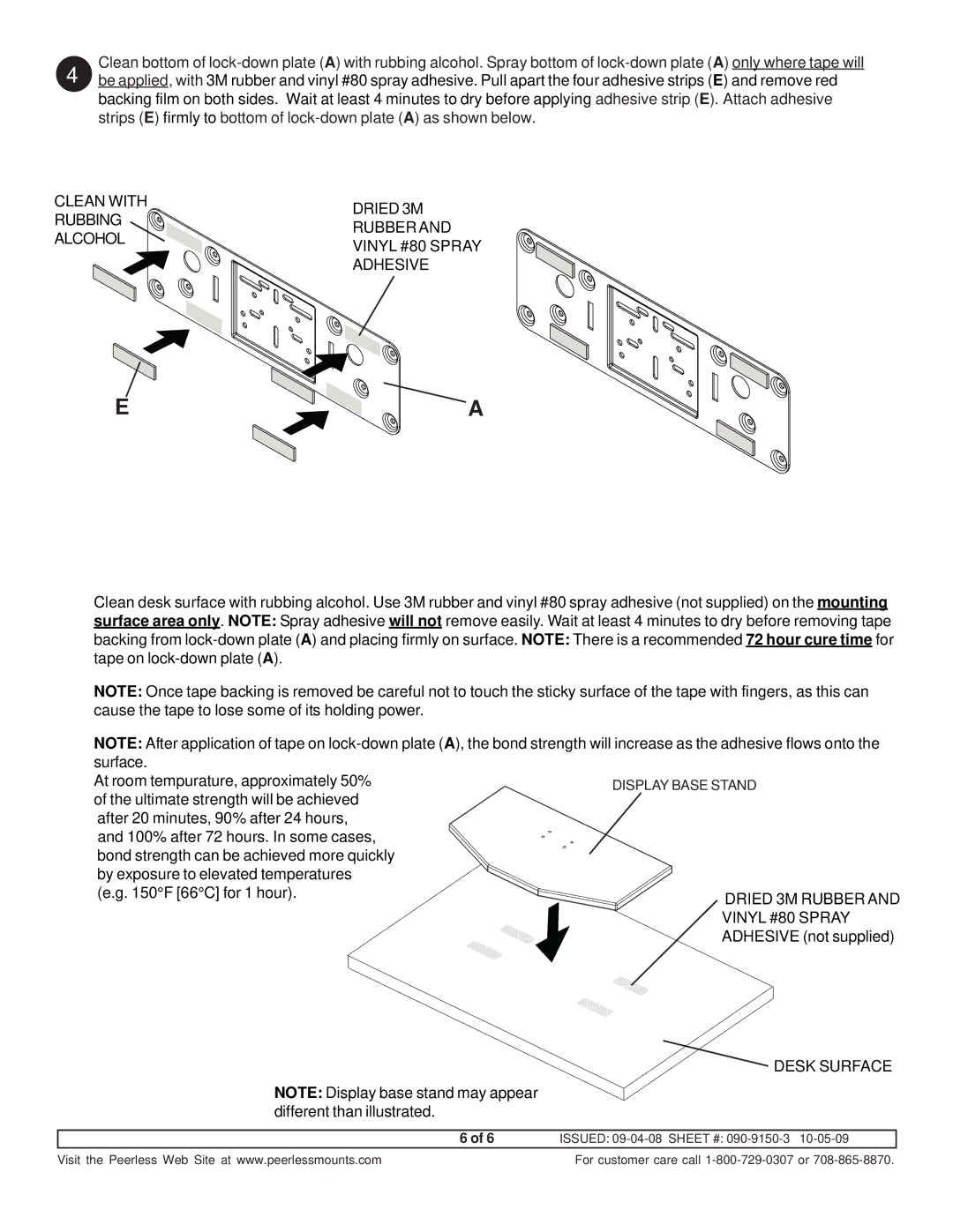 Peerless Industries HLG452-002-Q10 manual 