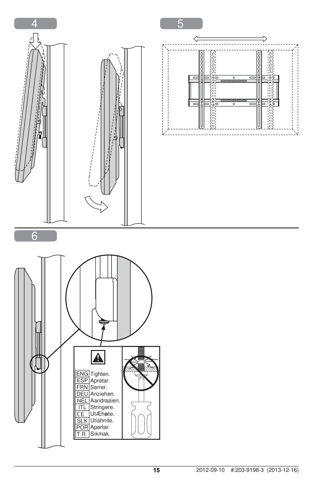 Peerless Industries SFL646 manual 