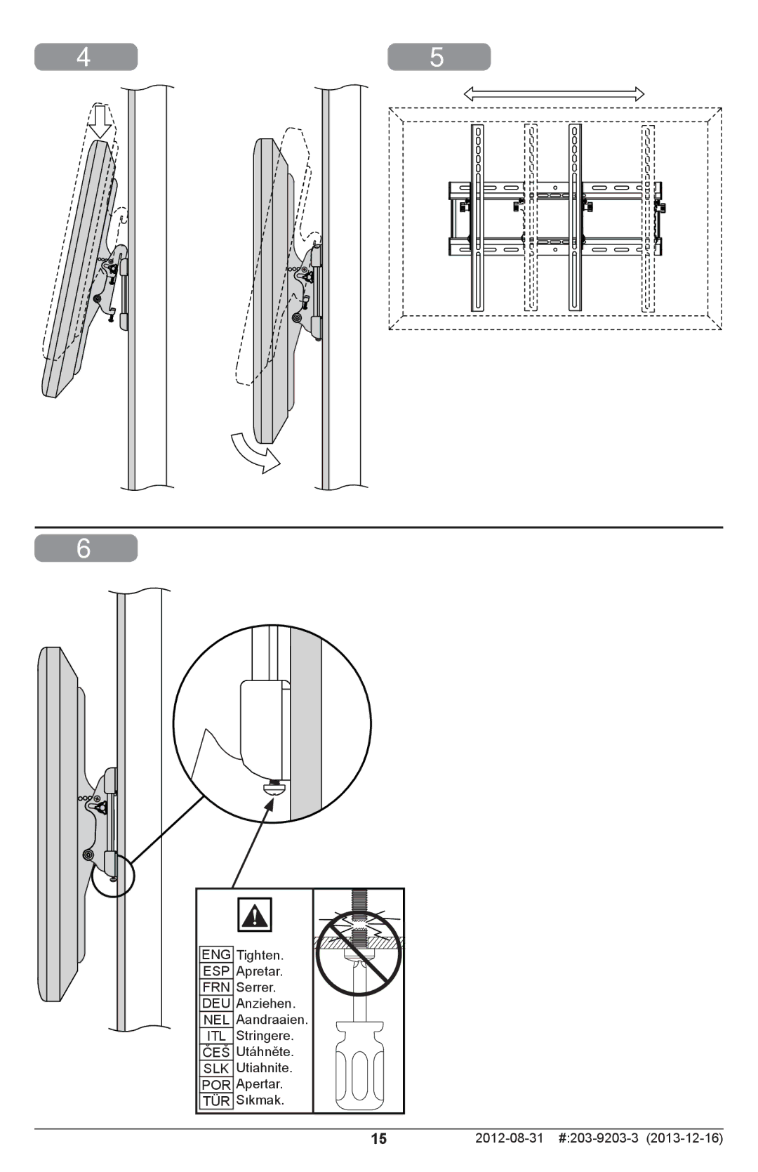 Peerless Industries STL646 manual 