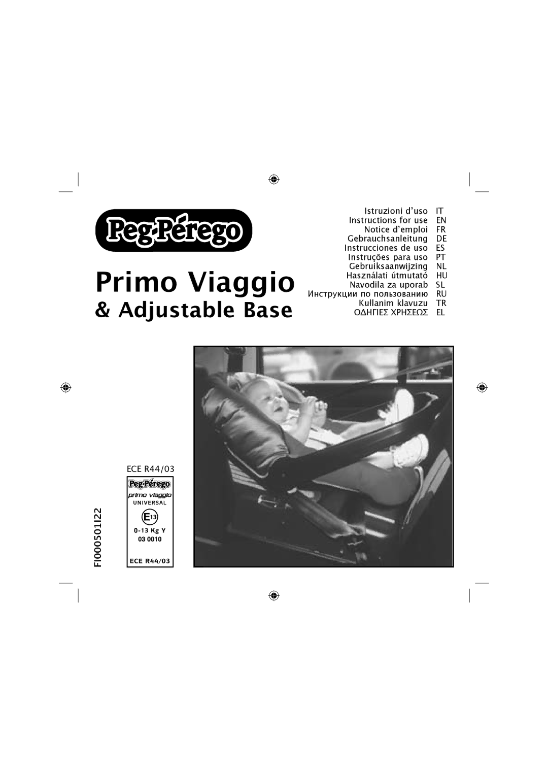 Peg-Perego Adjustable Base manual Primo Viaggio 