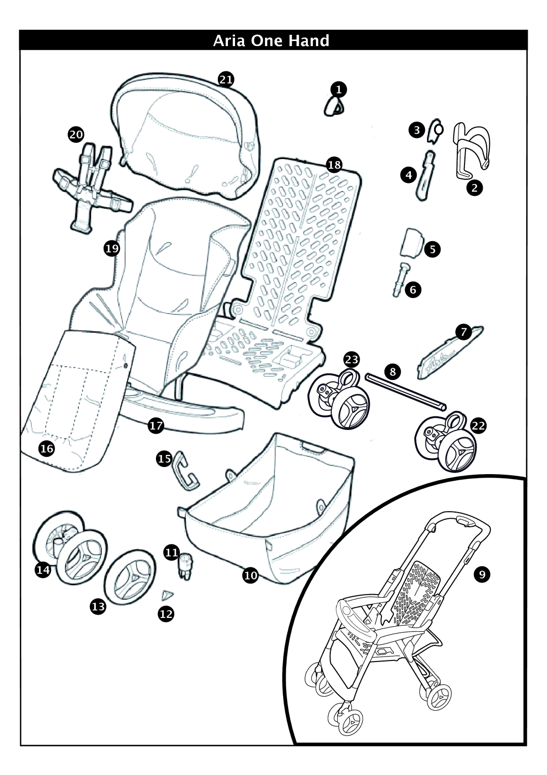 Peg-Perego Aria OH manual Aria One Hand 