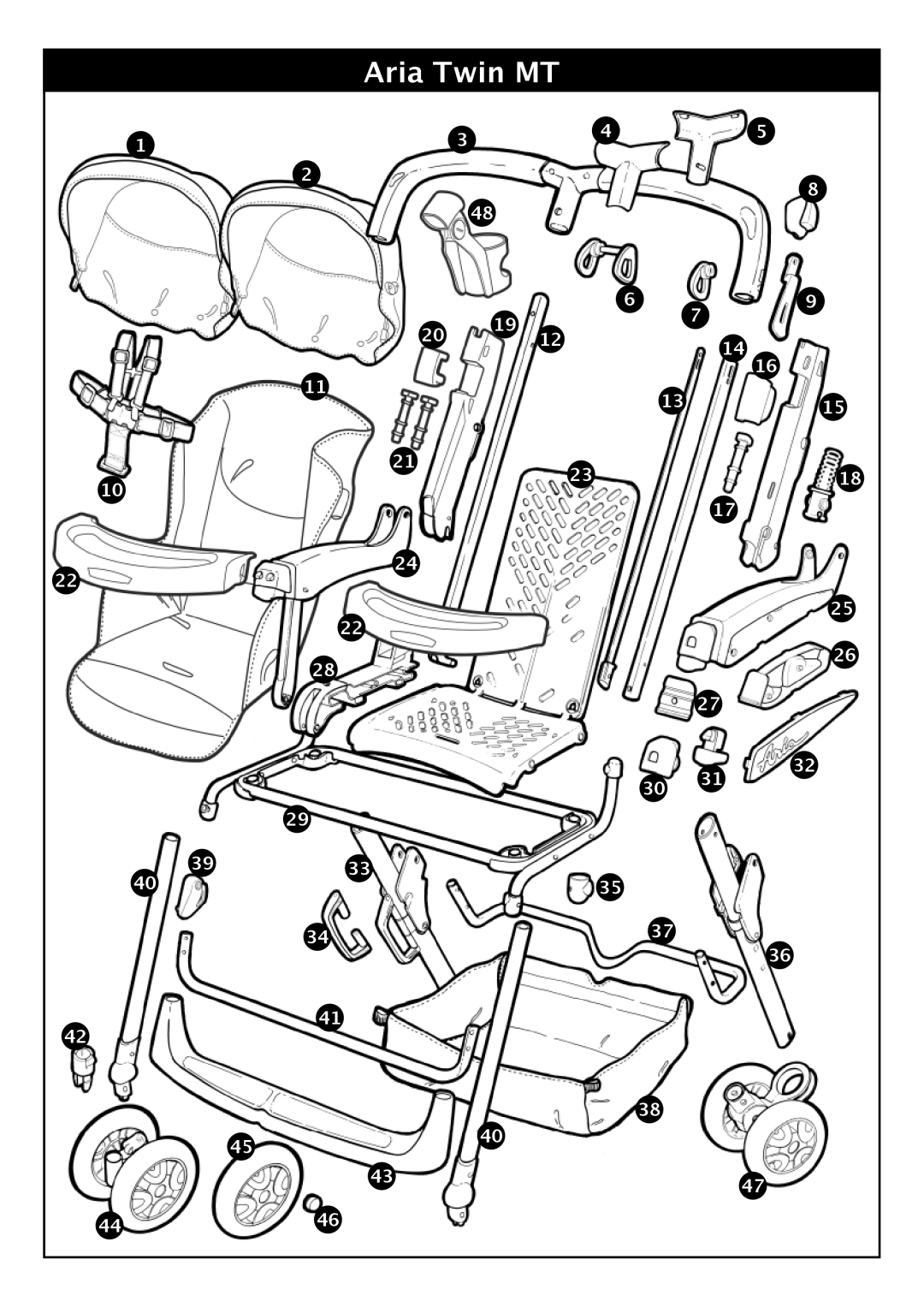 Peg-Perego manual Aria Twin MT 