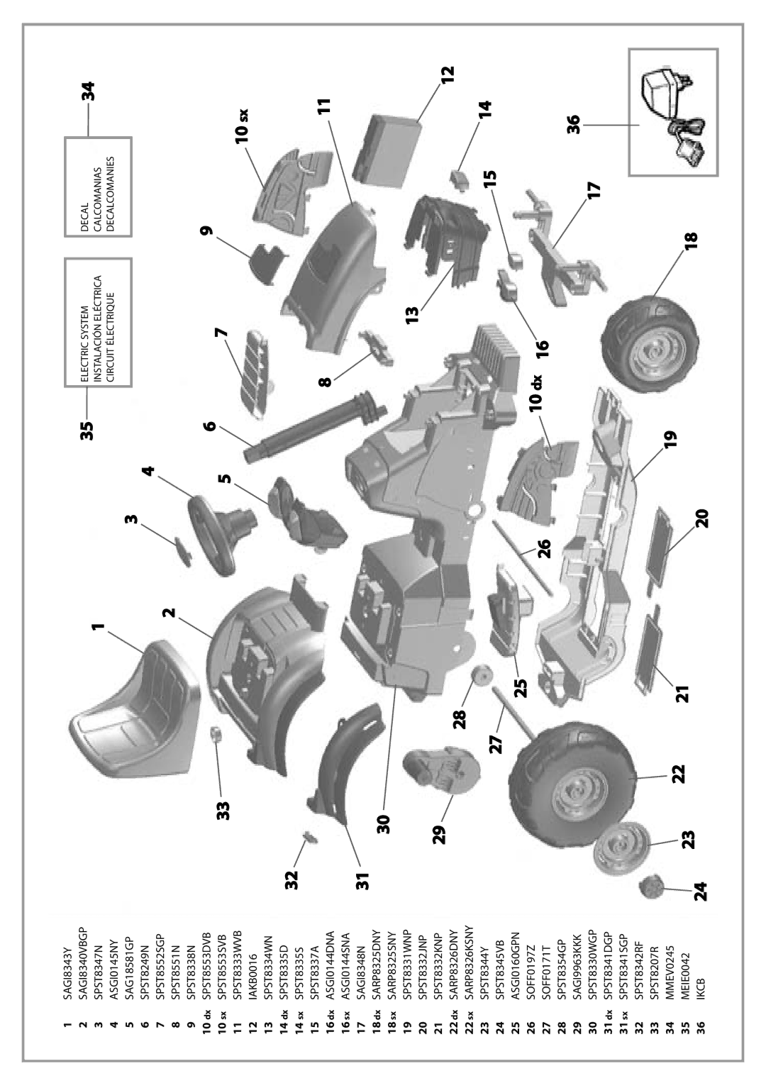 Peg-Perego IGED1061 6V manual 10 dx 