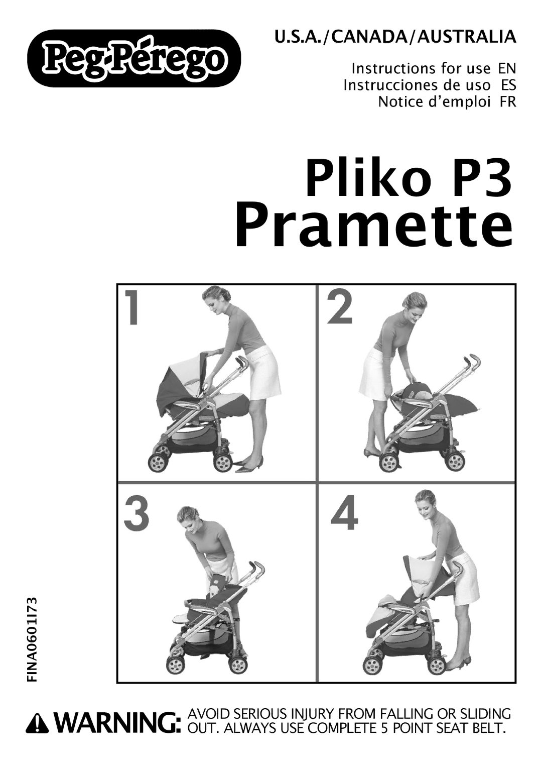 Peg-Perego P3 manual Pramette 