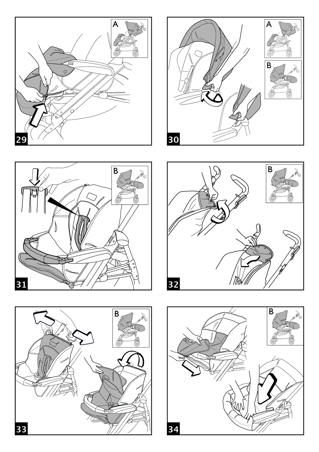 Peg-Perego P3 manual Pramette 