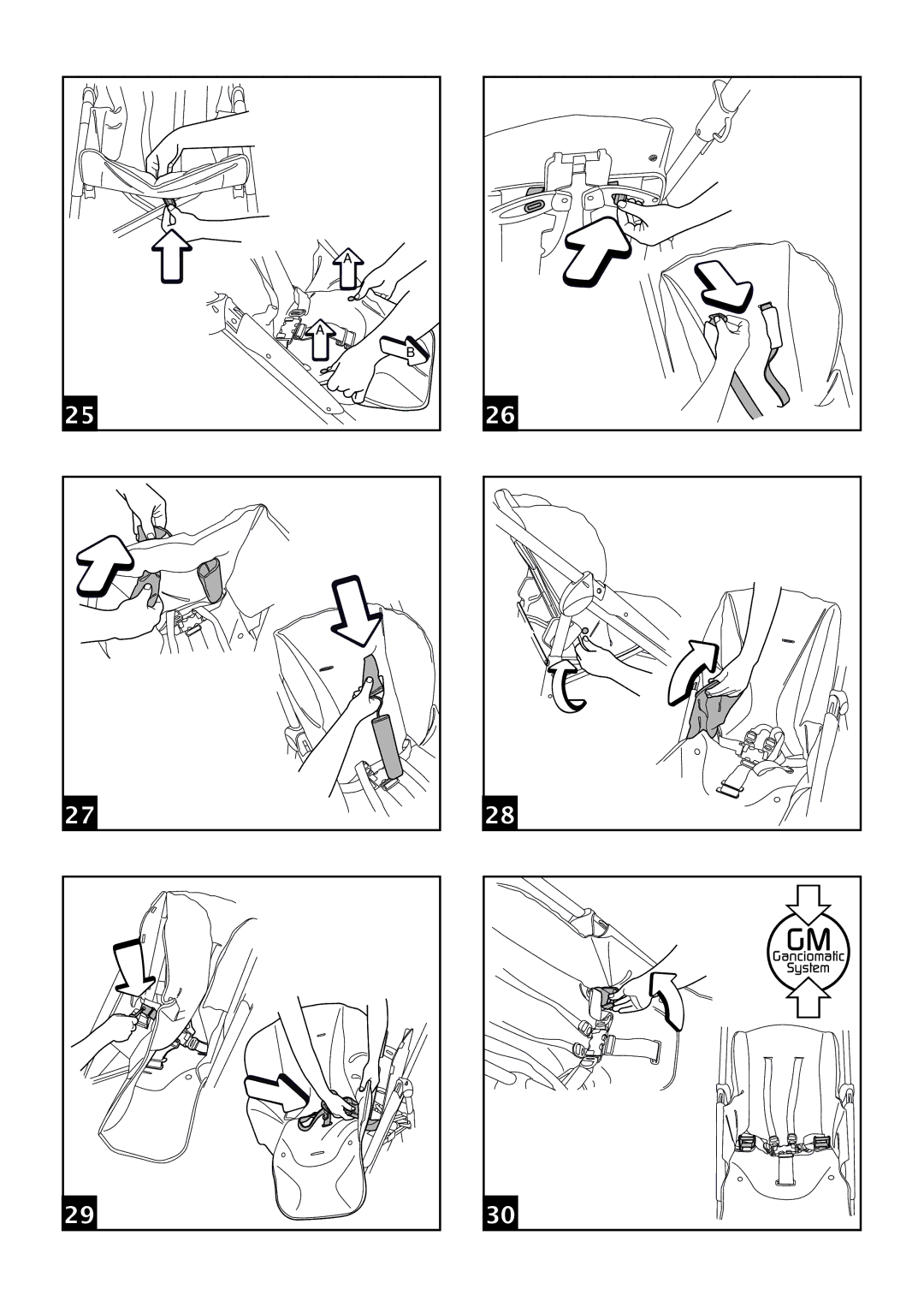 Peg-Perego Pliko X-Lite manual Ganciomatic System 