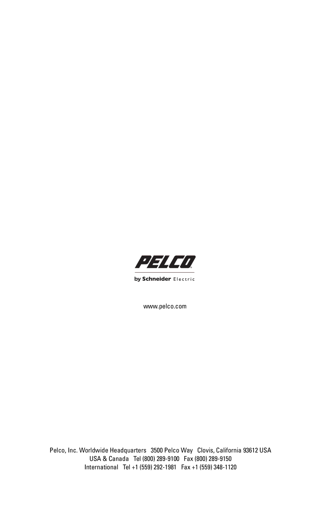 Pelco C1445M-E (2/09) manual 