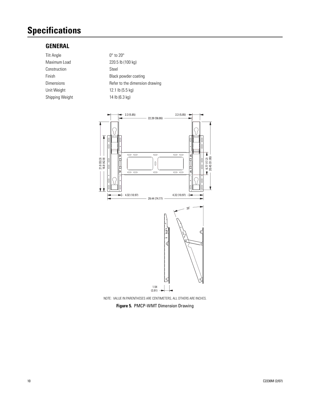 Pelco C2230M manual Specifications, General 