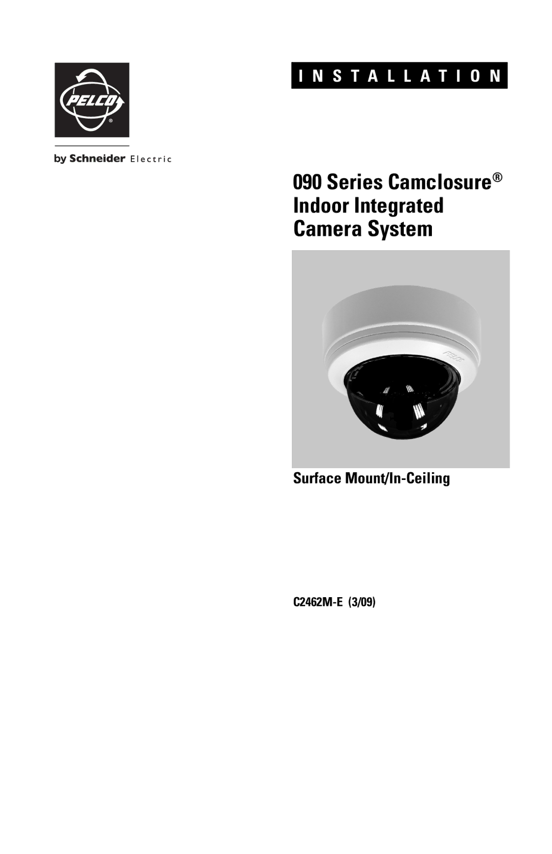 Pelco c2462m-e manual Camera System 