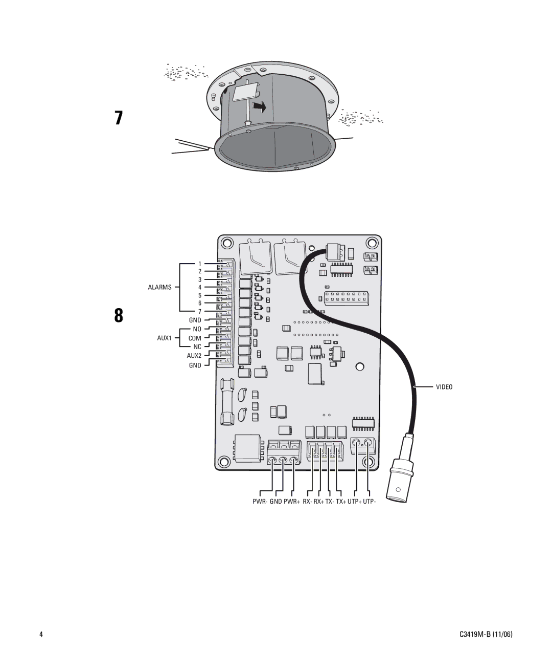 Pelco manual C3419M-B 11/06 